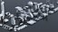 Scifi building dressing kitbash pack Low-poly