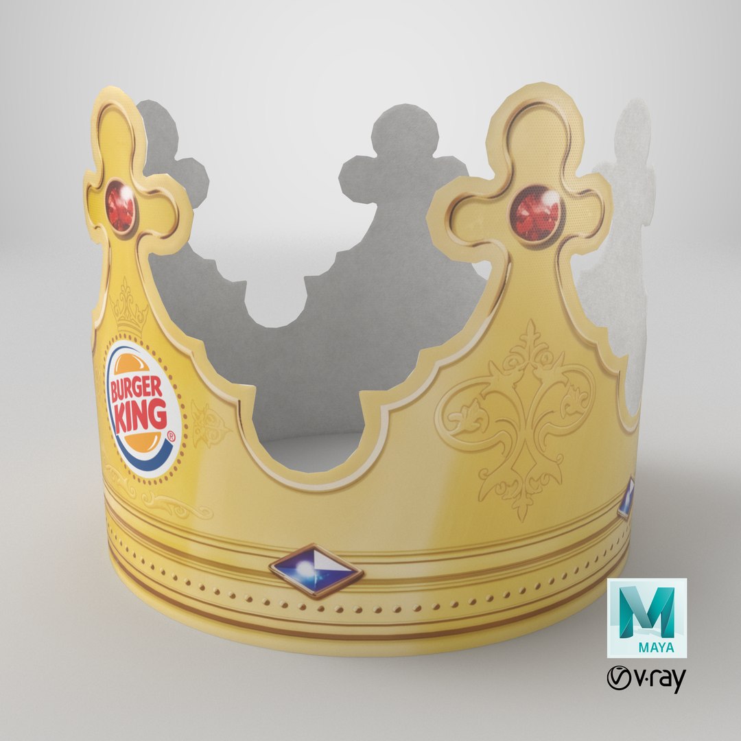 3D model Burger king Royal Crown https://p.turbosquid.com/ts-thumb/nB/Dfm4Ty/gg/stemcell_maya_vray_render/png/1792603100/1920x1080/fit_q87/ff919debff510123f7f76b889b640bf7215bae25/stemcell_maya_vray_render.jpg