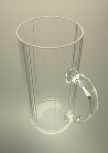 beer mugs glass glassware obj