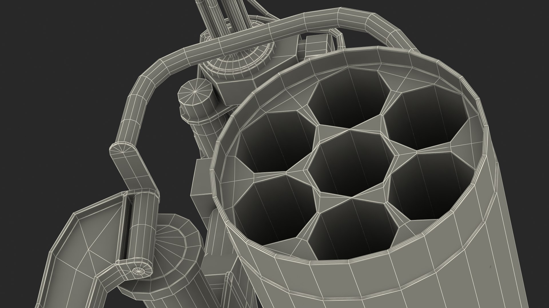 3D model Helicopter Armament Subsystem with Rocket Launcher ...