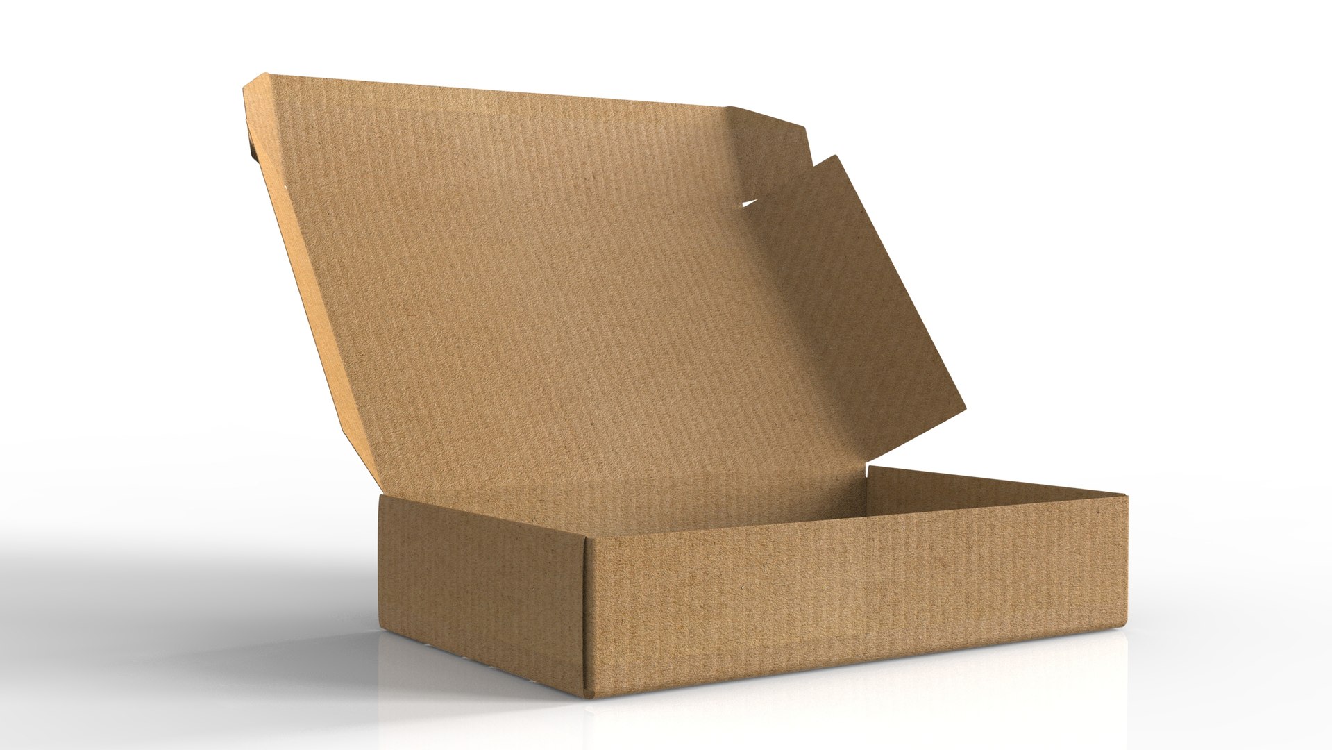 3D Model Cardboard Box FEFCO0427 Rigged - TurboSquid 2097280