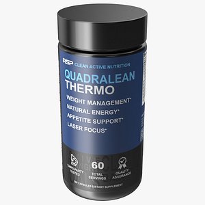3D model QuadraLean Thermo Fat Burner
