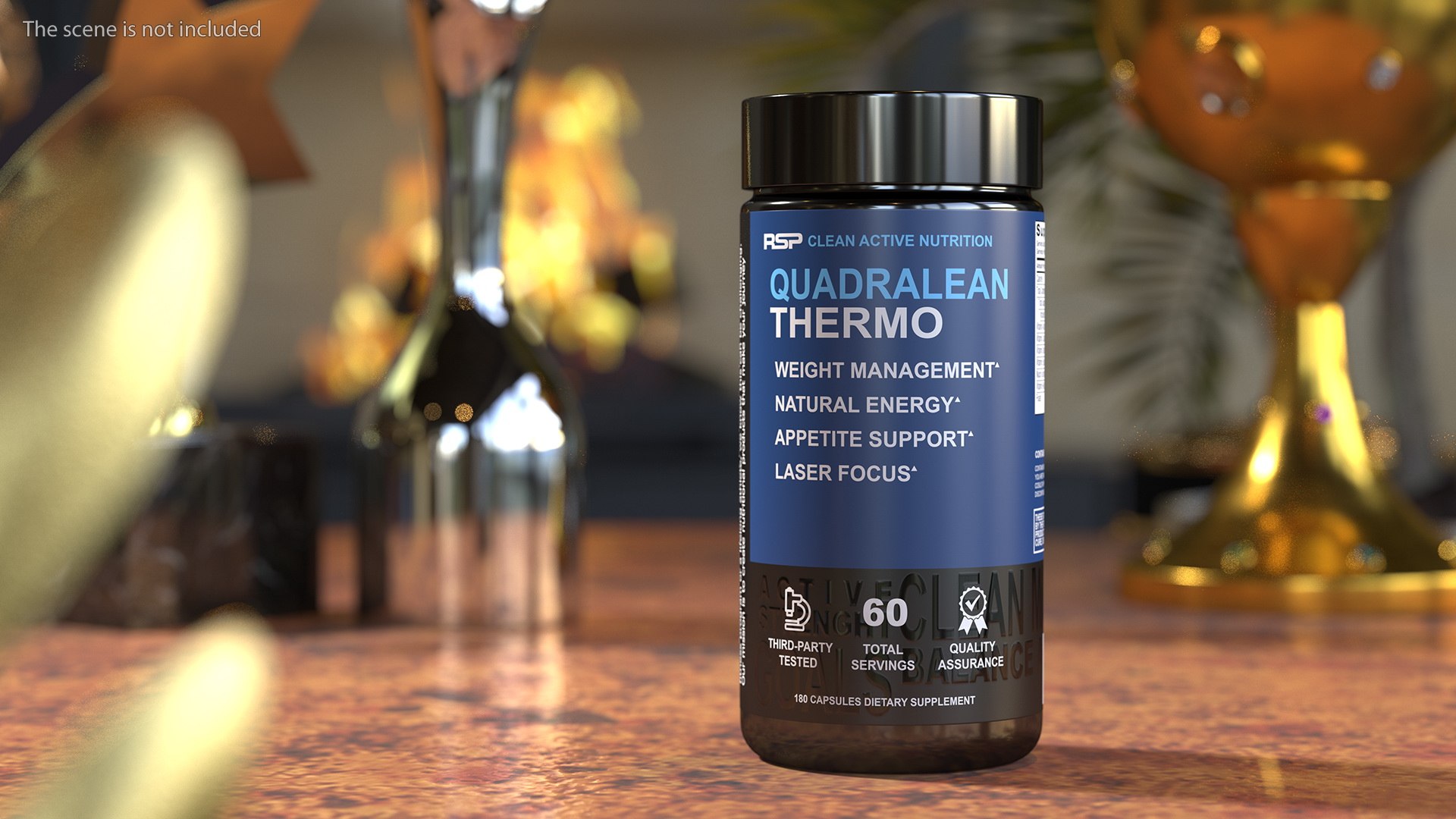 3D Model QuadraLean Thermo Fat Burner TurboSquid 1759054