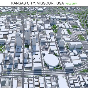 Kansas City Missouri USA 3D model
