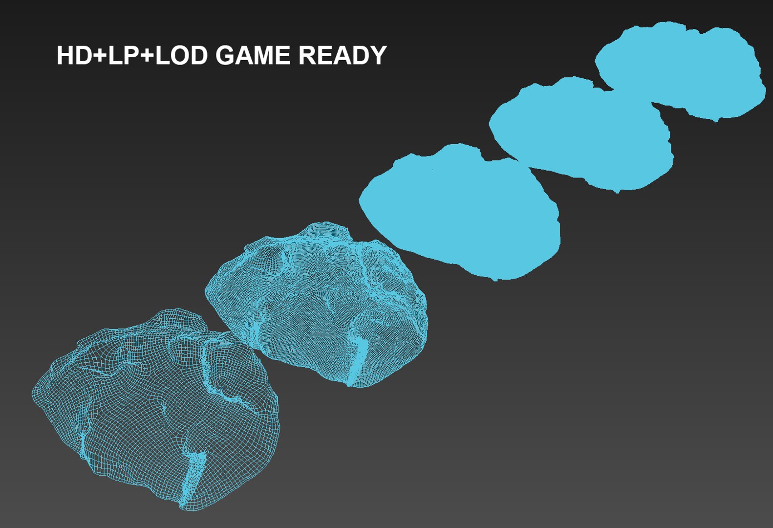 Moss Rock 3D Model TurboSquid 1707099