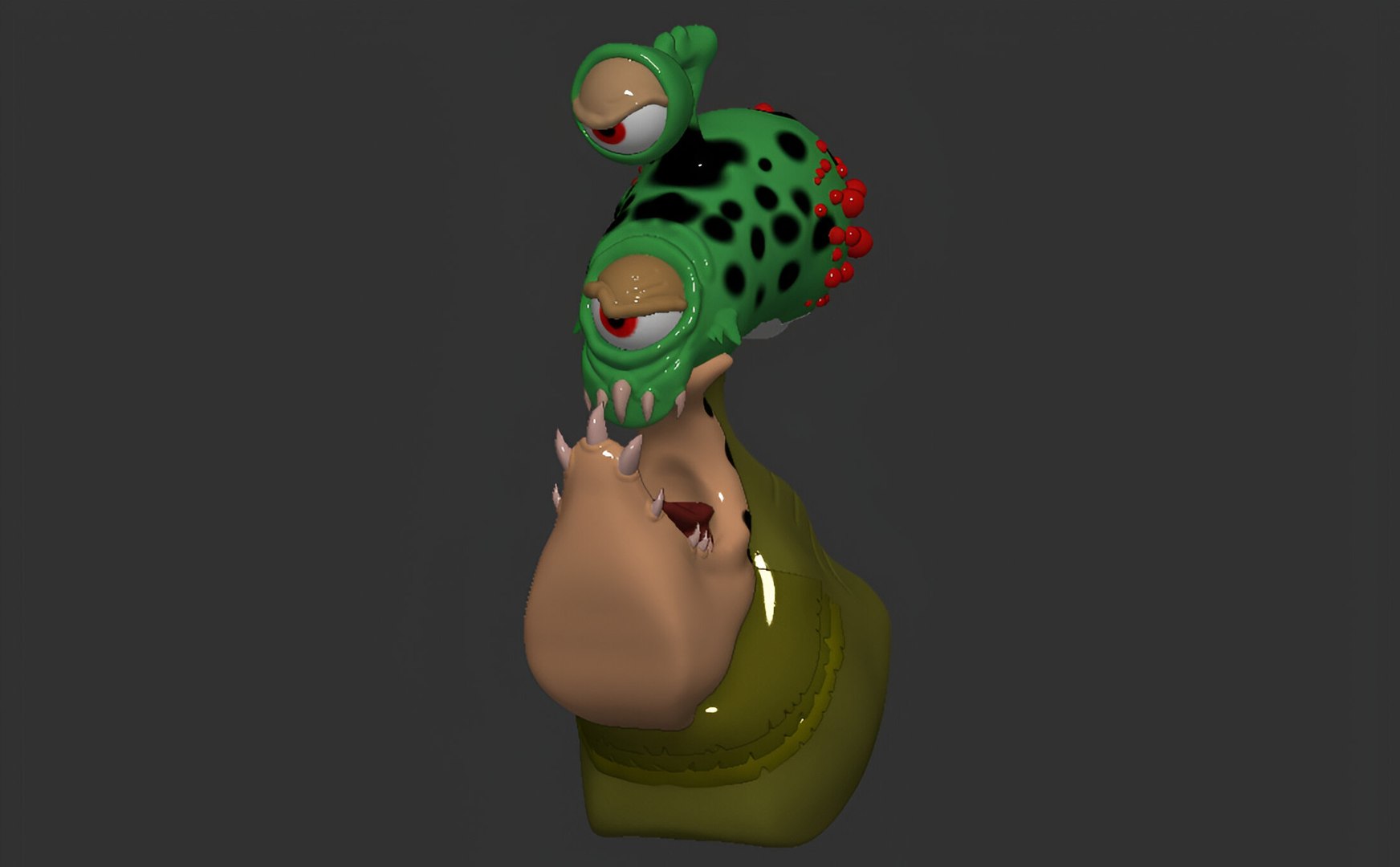 Alien Slug Lord - TurboSquid 2355811