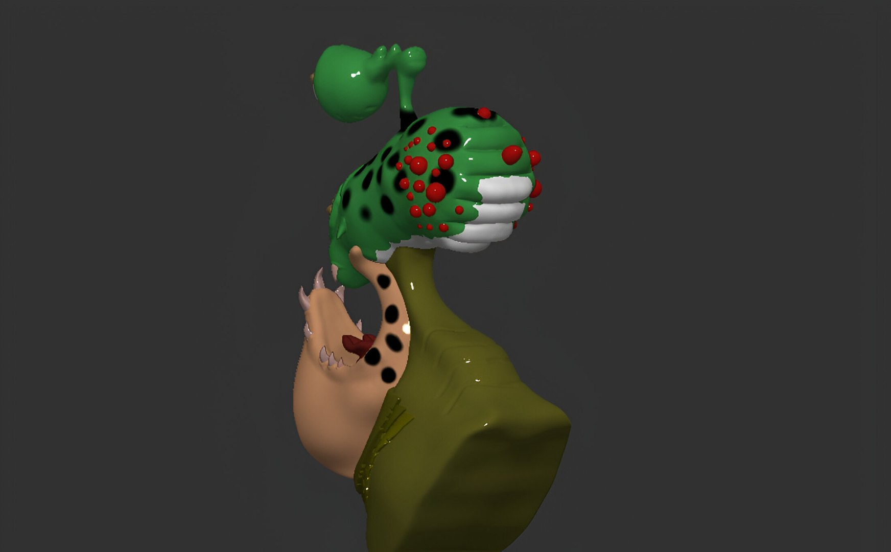 Alien Slug Lord - TurboSquid 2355811