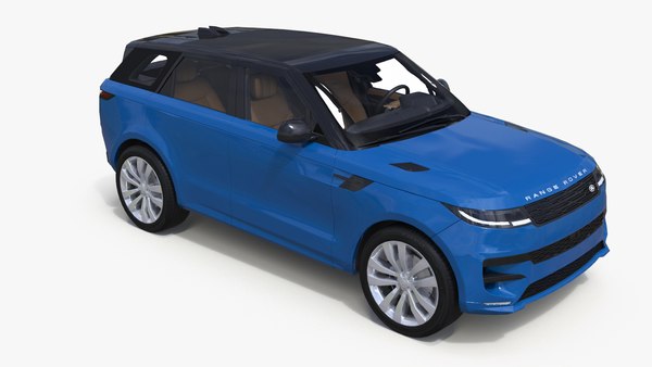 modelo 3d Range Rover Sport Azul 2023 - TurboSquid 2385508