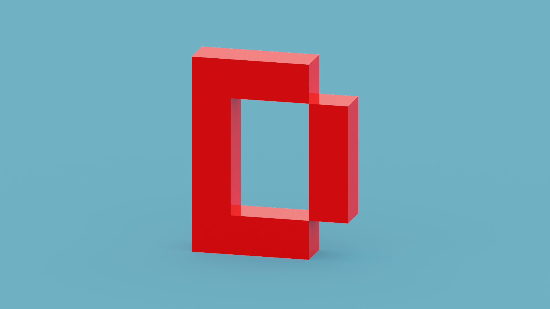 Pixel Letter D 3D TurboSquid 1980970