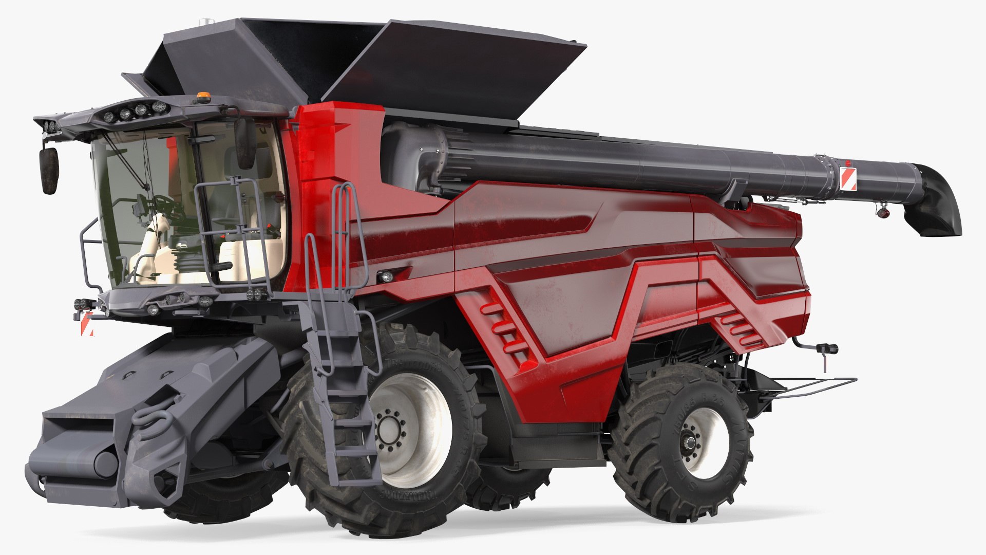 Harvester without Header 3D model preview