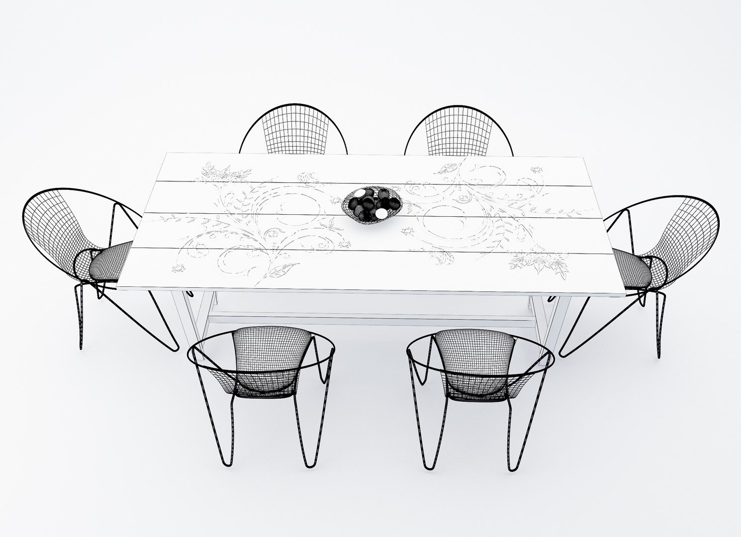 table chairs 3D model https://p.turbosquid.com/ts-thumb/nB/l8NK2Z/TZv6AfT6/wireframe2/jpg/1577253078/1920x1080/fit_q87/a1edf89268d760eb616a5893adaded0d7afefaf0/wireframe2.jpg