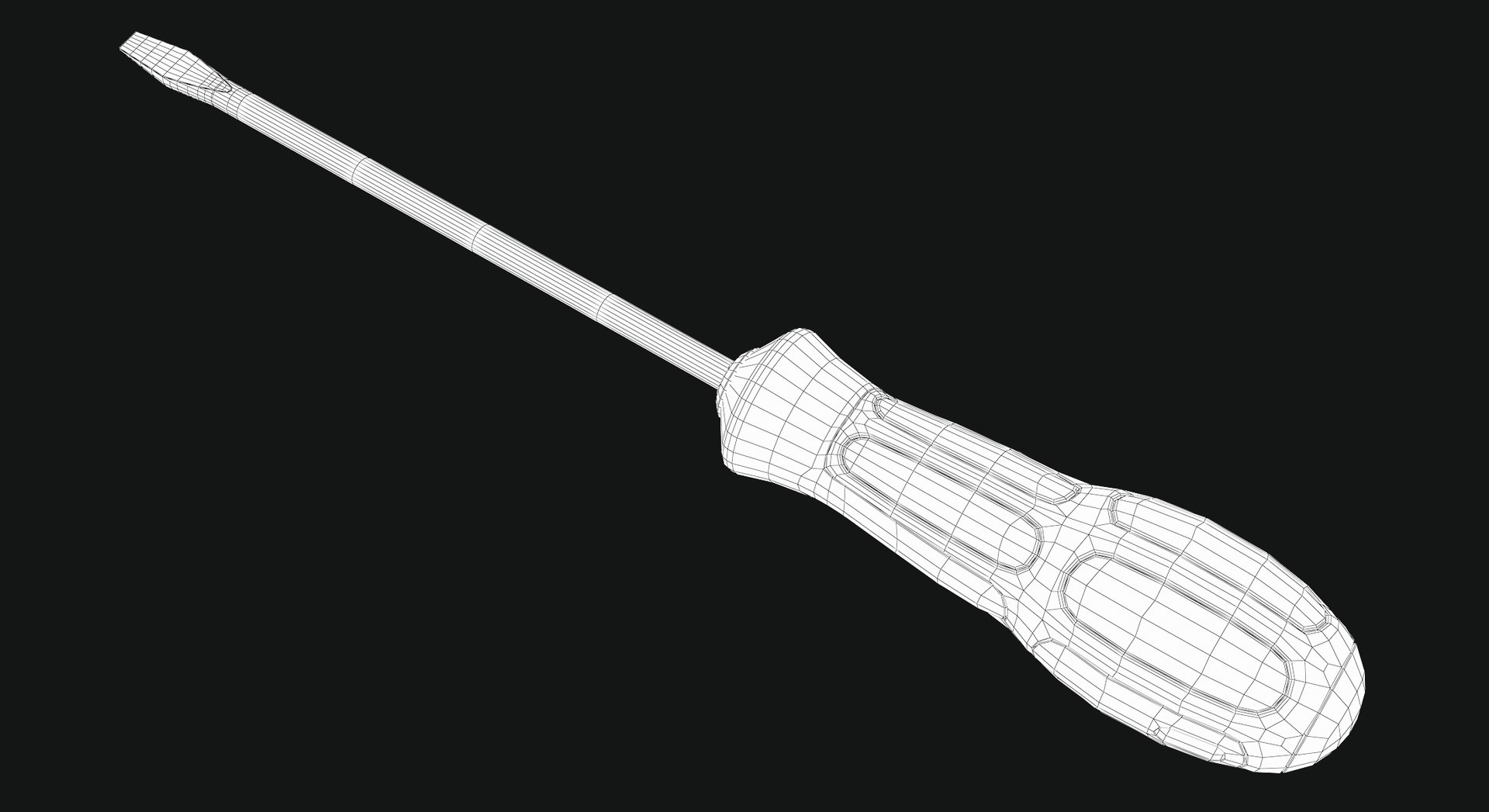 Flat Head Screwdriver 3D Model TurboSquid 1351307