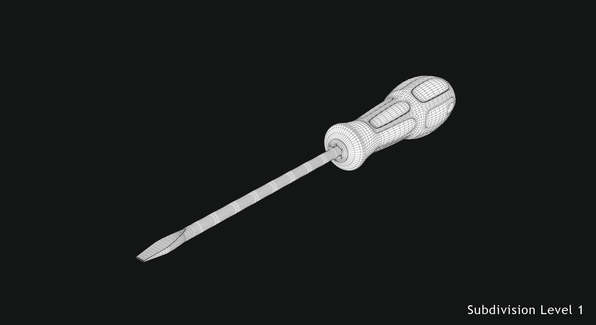 Flat Head Screwdriver 3D Model TurboSquid 1351307