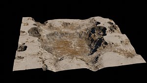 3D Crater 3D model model