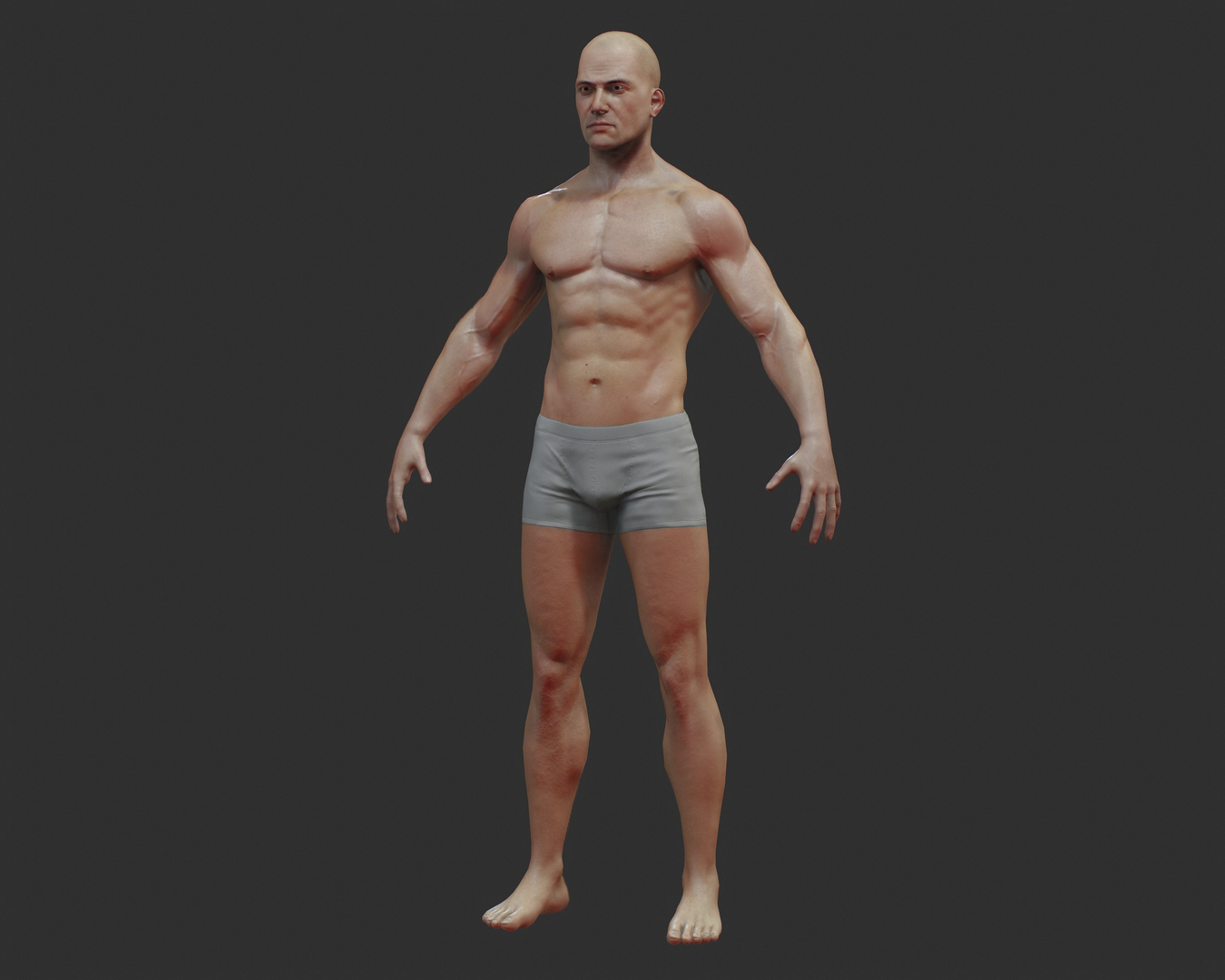 3d Model Male Gameready