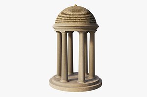 Monopteros Temple Agora 3D model