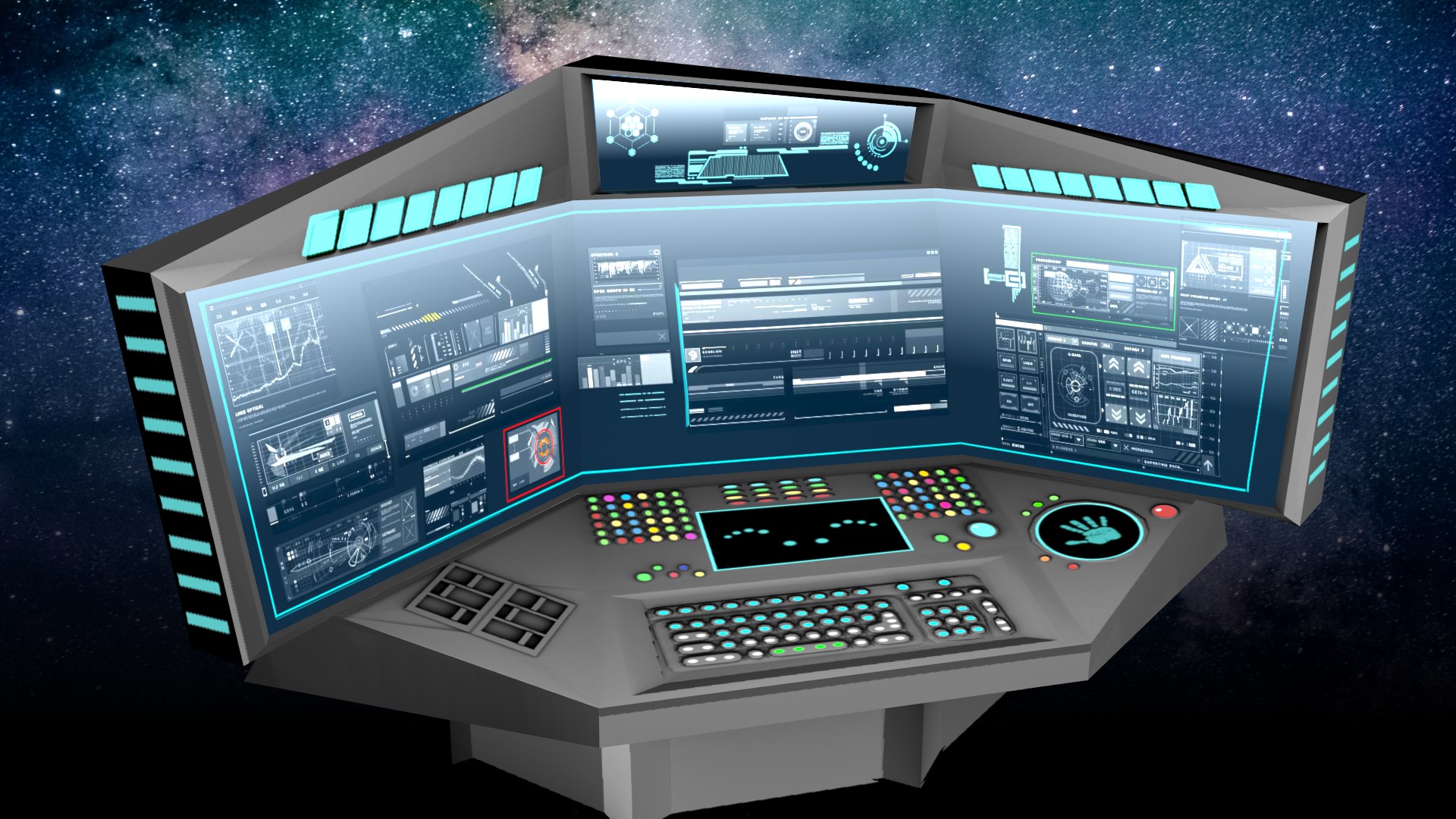 Sci Fi Computer Obj
