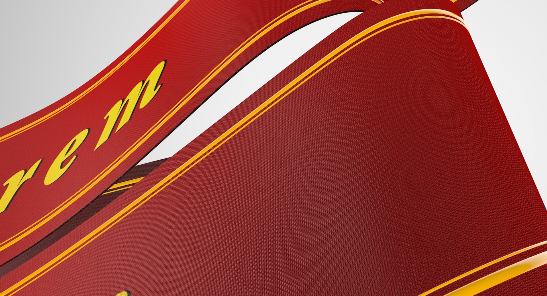 3D floating ribbon lines 3lines - TurboSquid 1328276