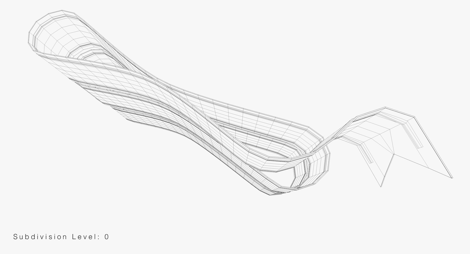 3D floating ribbon lines 3lines - TurboSquid 1328276
