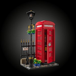 Lego 21347 Red London Telephone Box
