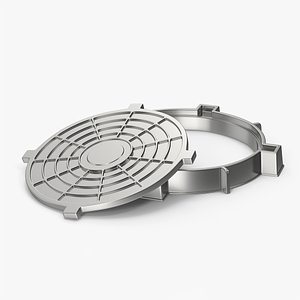 Opened Metal Manhole