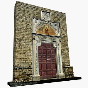 3d portal benedectine abbey farfa model