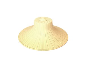 thai farmer hat 3D model
