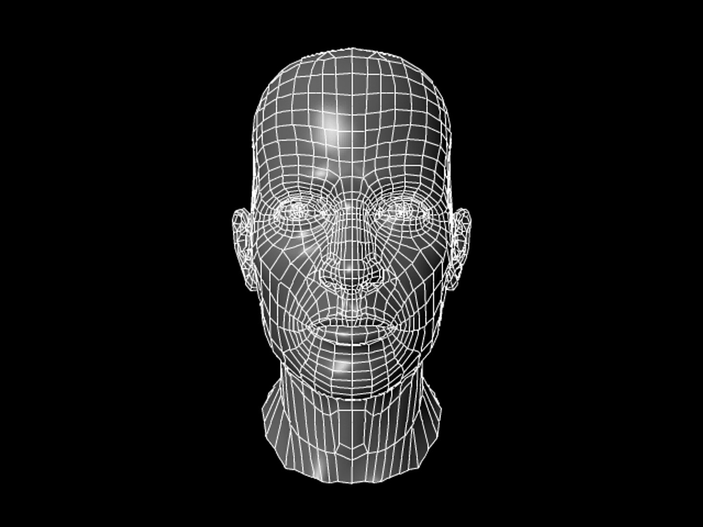 Realistic Human Head Male 3d Obj
