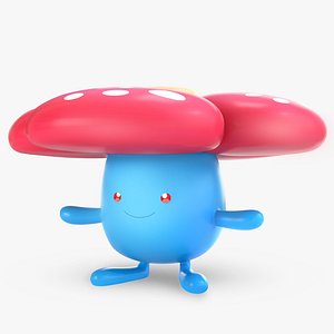 Pokemon Vileplume Low-poly model