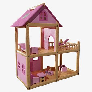 kids toys dollhouse 3D