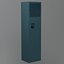 Classificatore Low Poly Lockers con tre cassetti