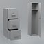 Classificatore Low Poly Lockers con tre cassetti