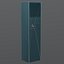 Classificatore Low Poly Lockers con tre cassetti