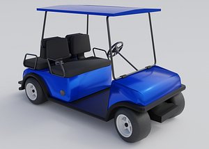 3D model golf car cart