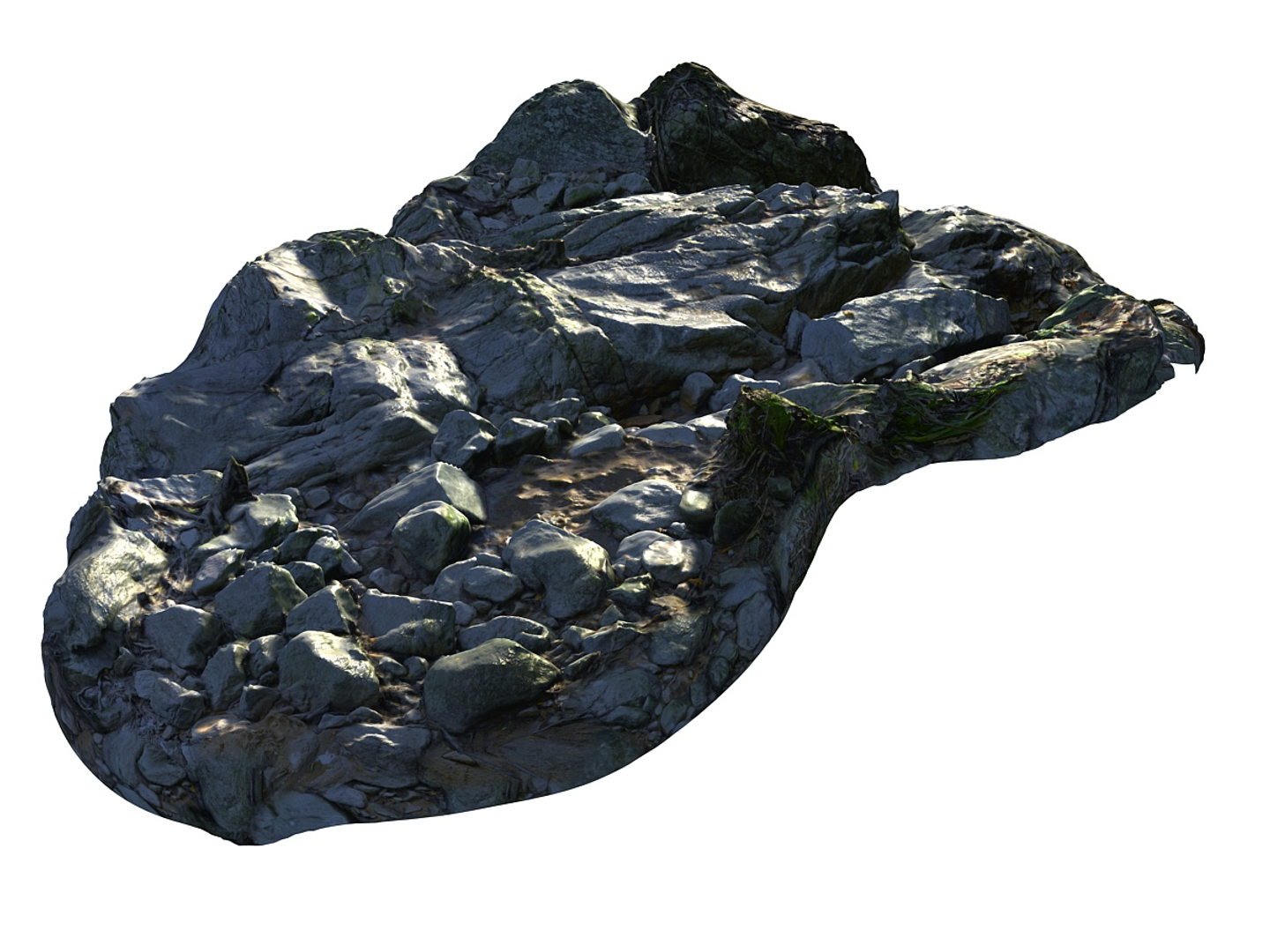 3D jungle rock ground 16k model - TurboSquid 1277455