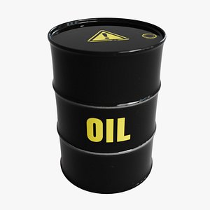 Oil Barrel Drum 3D model
