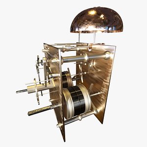 3D striking clock mechanism