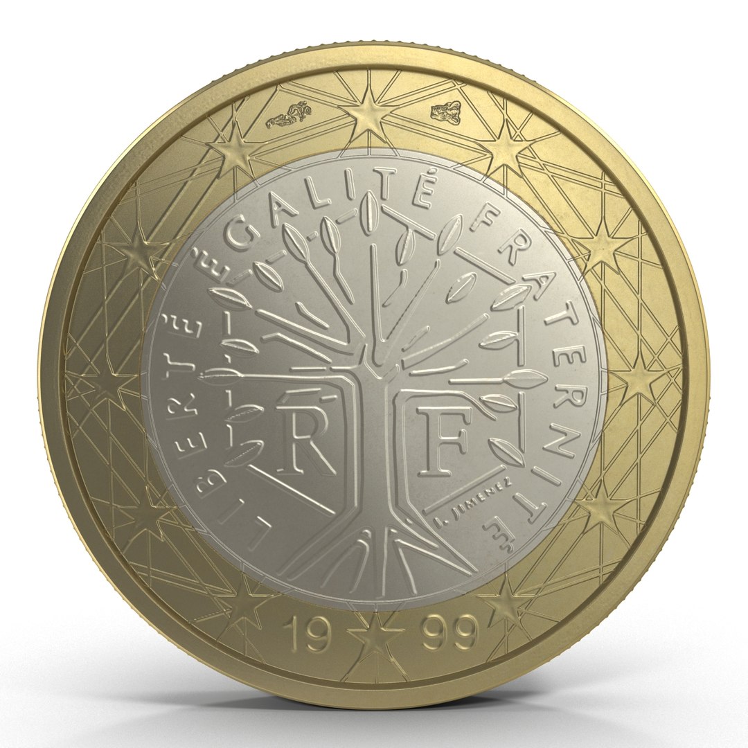 1ユーロコインフランス製3Dモデル3Dモデル - TurboSquid 919867