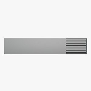 Basic Pencil Pack - Geometry Only No Textures No Materials 3D model