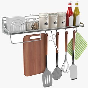 Kitchen Utensil Cookware Rack