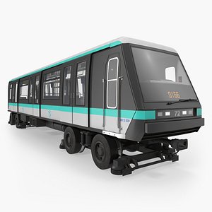 3D mp 05 train locomotive model