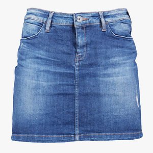 Jeans Mini Skirt Worn Remastered