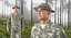 US Army ACU Digital Boonie Hat 3D Model