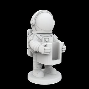Tabasco Holder Astronaut 3D Print Model 3D model
