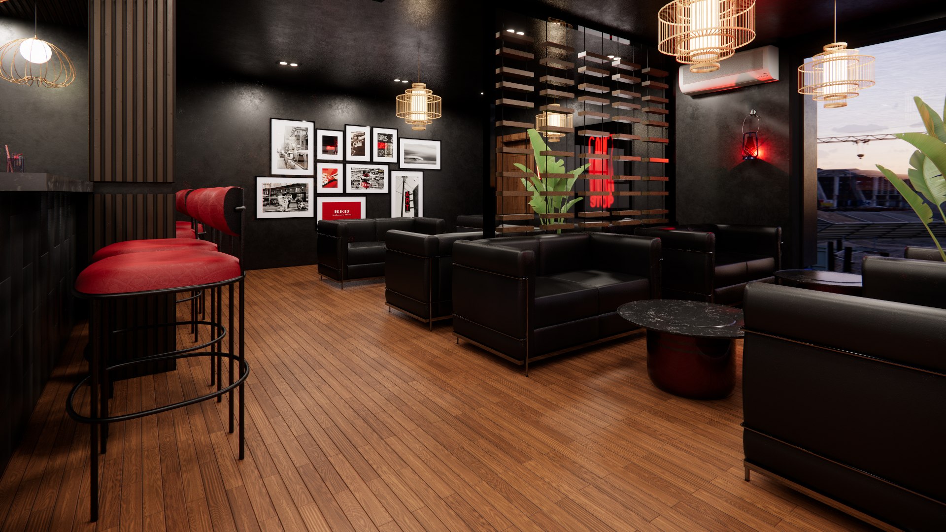 Lounge Model - TurboSquid 2357525
