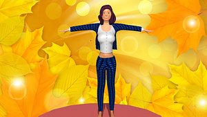 woman in beautiful suit