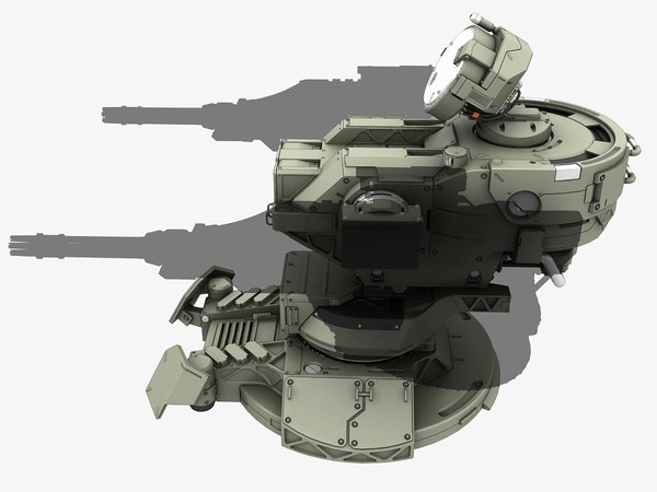 guns turret 3d max