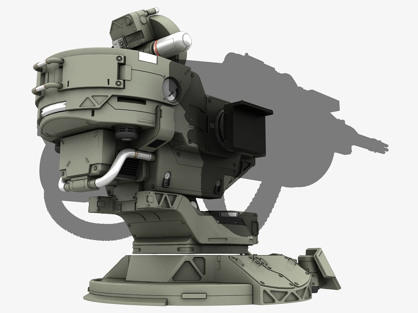 Guns Turret 3d Max