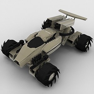 3d battle buggy sci-fi model