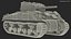 M4 Sherman Tank Rigged for Maya model